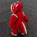 New chinese style chinese style festive first birthday full moon new year's greetings newborn winternew arrival red jumpsuit fleece-linedthickened