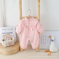 Baby clothes spring & fall chinese style 100-day one-piece baby girl full-month suit new chinoiserie ha shirt long sleeves climbing suit