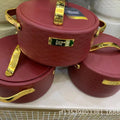 cross-border hot-selling 3pcs food warmer gold label insulated lunch box 1.5l-2l-2.5l insulated tableware