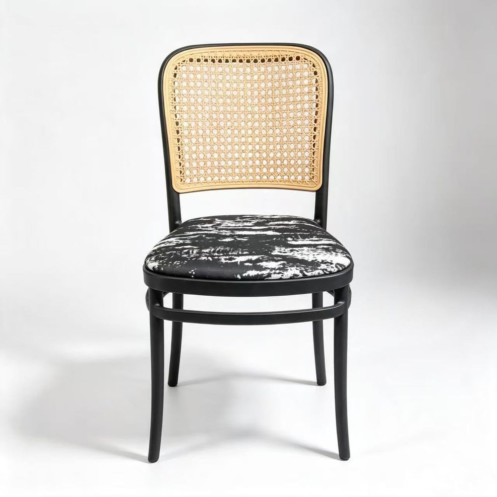 Plastic chair for home dining chair thickened dining table stool back desk chair medieval restaurant commercial stackable rattan
