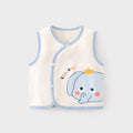 Babibele autumn winter baby belly vest baby double layer vest kids waistcoat vest pure cotton heattechtops