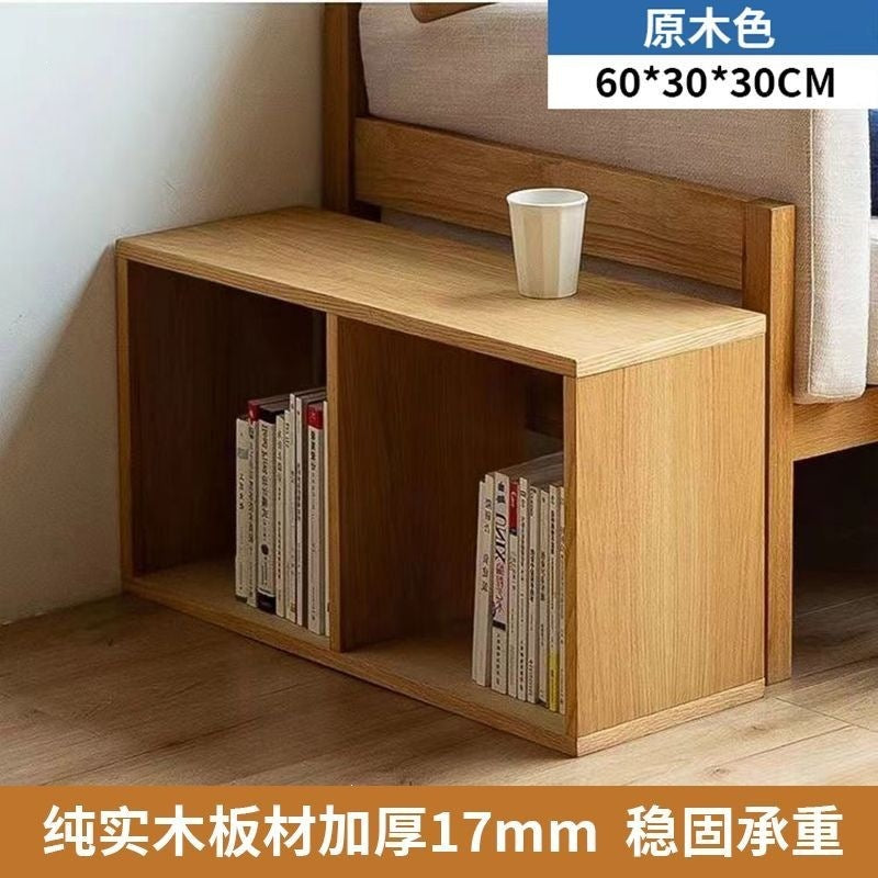 Cabinet storage cabinet bookshelf storage rack floor-standing bookcase for home storage cabinet layered rack eight-compartment cabinet low cabinet plaid cabinet