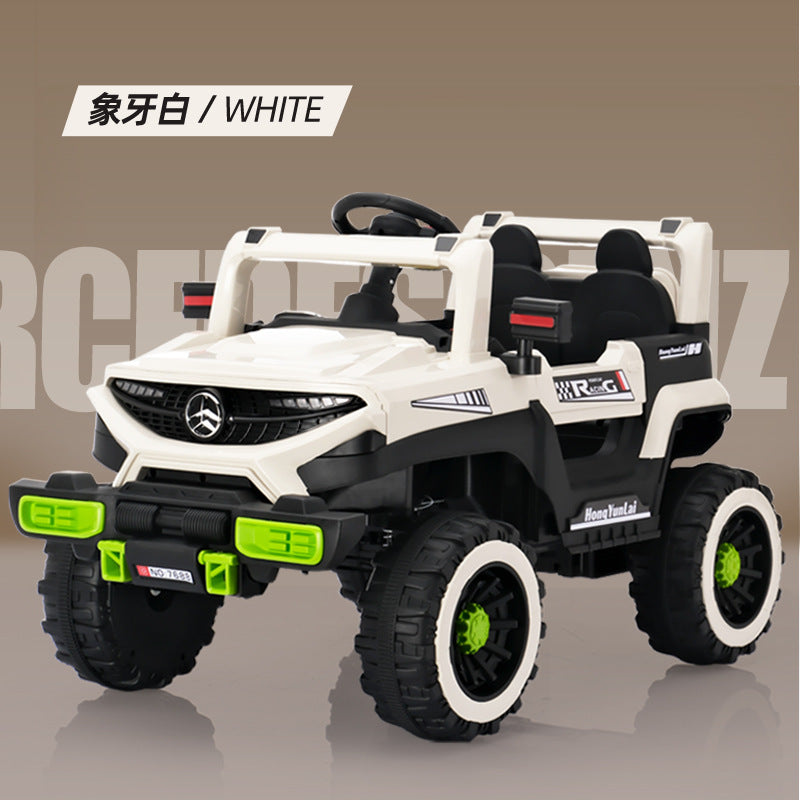 Popular children's electric toy car can seat charging four-wheel remote control car can carry baby electric four-wheel drive
