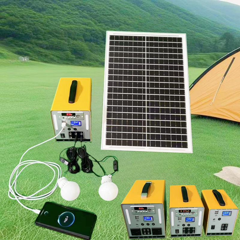 Solar outdoor energy storage power supply Live camping Self-driving tour Large capacity portable outdoor power supply Mobile power supply