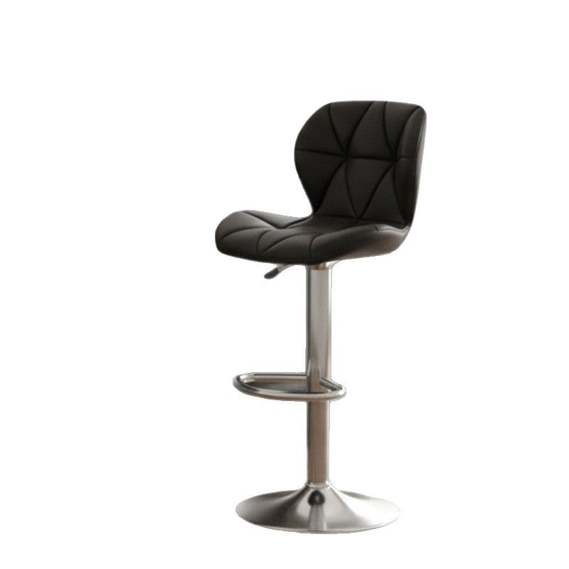 pu leather bar stool - swivel, adjustable height dining chair, bar island stool, modern minimalist high chair