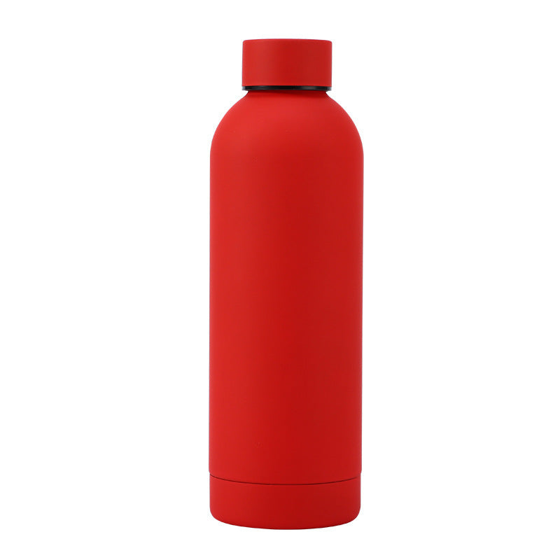 new arrival 304 stainless steel thermos cup large capacity double-layer vacuum small mouth bottle portable car sports water cup