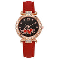 New arrival diamond-encrusted fashioncasual belt watch women's casual student quartz women's watch manufacturer wholesale watch