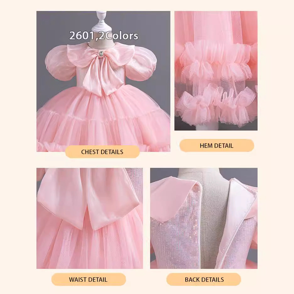 Yimingwei cake skirt girls' dress children's clothing korean girl runway performance costume kids princess tutu skirt