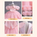 Yimingwei cake skirt girls' dress children's clothing korean girl runway performance costume kids princess tutu skirt