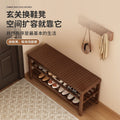 Shoe cabinet and shoe rack all-in-one shoe changing stool can be used at the door entrance multi-layer bamboo storage rack entrance rack shoe changing stool