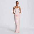 European and american style  spring new arrival: solid color fashion square neck sleeveless slim-fit patchwork ruched bodycon dress
