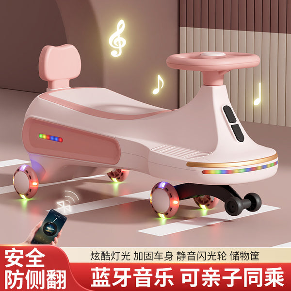 Twist car scooter universal wheel baby 1-6 years old anti-rollover 2025 new balance car supports delivery