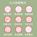 Chest massager massage bra wireless charging smart constant temperature vibration electric massage intimates bra instrument ice silk