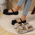 plus sizeflatsflowers shoes gentle style easiest for matchnew arrival with skirt slip-onflatsflats