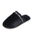 winter baotou women's soft fur cotton slippers home indoor heattech rhinestone fashionoutwear cotton slippers