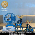 Lucky deer figurine - creative wine cabinet decoration for living room, office desk, home, housewarming gift, moving gift