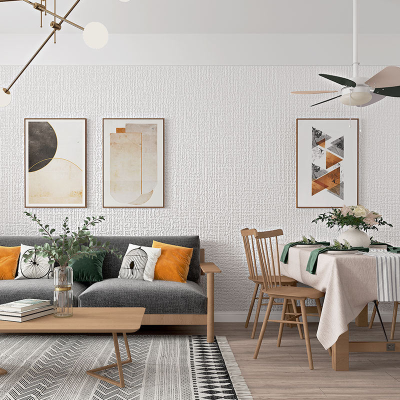 Special wallpaper for gray walls Self-adhesive waterproof and moisture-proof 3D three-dimensional wall stickers Wall wallpaper to cover up ugly household dormitory stickers