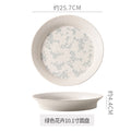 Stylishcasualclassy restaurant hotel dim sum fruit salad plate florals ceramic pastry creative plate