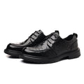Genuine leather men's new leather shoes, light luxury business casual men's shoes, formal shoes, thick sole men's wedding leather shoes