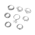 Wholesale heart rings: european & american cross-border jewelry, personalized alloy rings with diamond accents, fishtail & star stackable rings, high-end women's finger rings