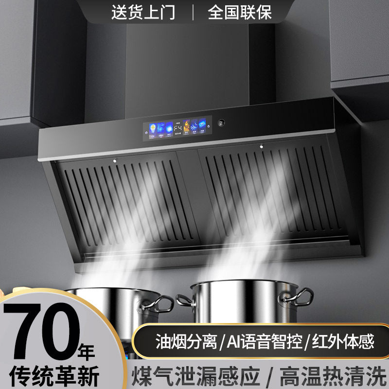 Wholesale royalstar dual motor range hood - new wall-mounted kitchen cooker hood with high suction power