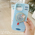 Magnetic solar case for apple 16 pro - ping pong phone case with iphone 13 badminton stand protective cover