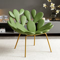 Casual cactus chair leaf petal chair lobby art style chair italian normcore style sofa chair accessible luxury