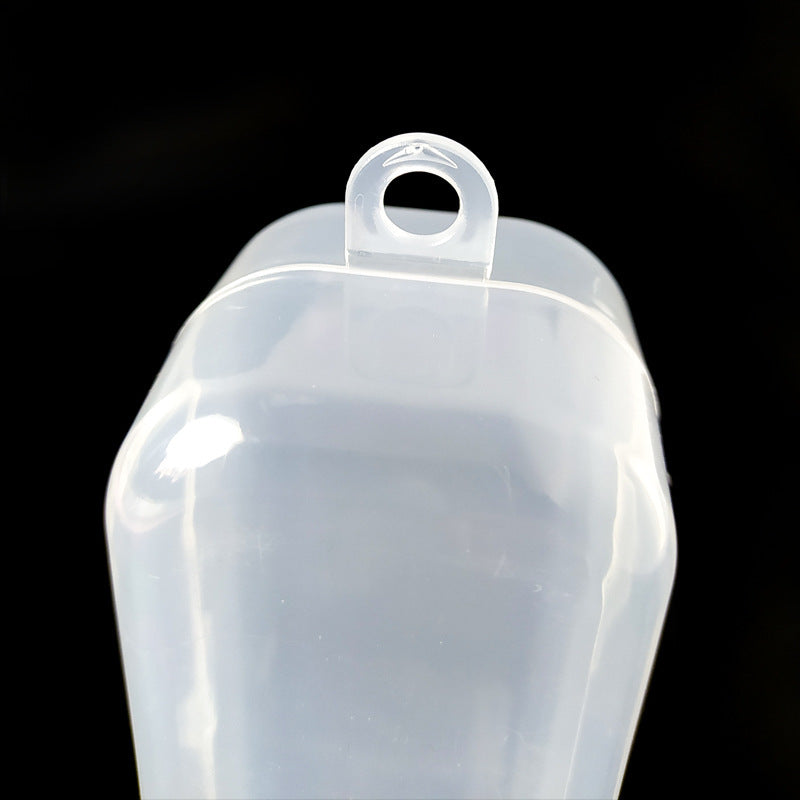 Factory direct sales baby baby teeth brush toothpaste storage box high transparency PP dust packaging box feeding supplies plastic box