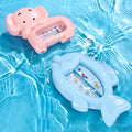 Baby bath thermometer, infant bath temperature meter, toddler water thermometer, fish-shaped water temperature card, water temperature tester