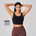 New women's sports bra - barely there feel, beautiful back design, yoga tank top, shockproof, high-impact workout bra d25031
