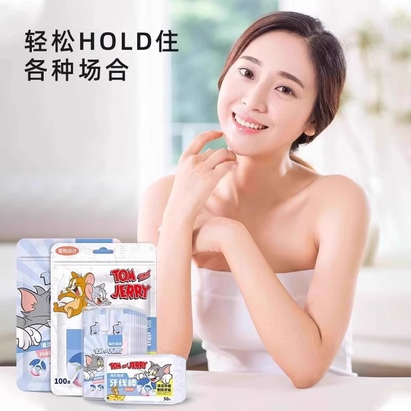 Haishi Hainuo dental floss stick single independent packaging, portable ultra-fine family packaging, slippery portable toothpick, tooth picking home box