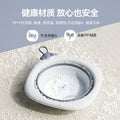 Diamond-shaped koala baby foldable wash basin - multi-purpose sink for face, bottom, and feet - newborn and infant plastic washbasin