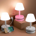 Collapsible power strip with integrated usb charging and eye-care desk lamp - perfect for home, office, or dorm room