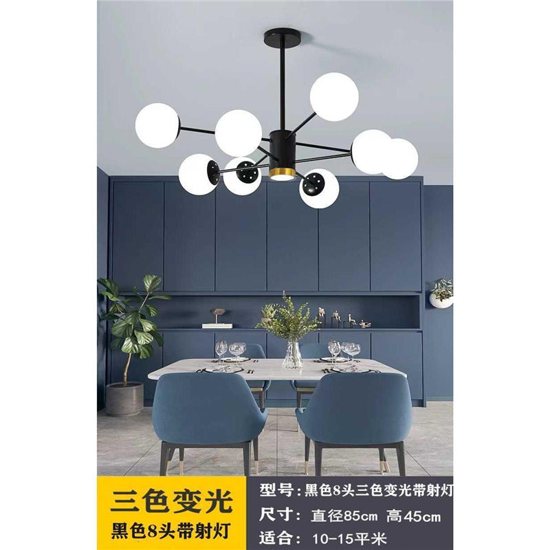 Nordic led pendant light - modern minimalist style for living room,  new arrival, bedroom main light, gold magic bean lamp