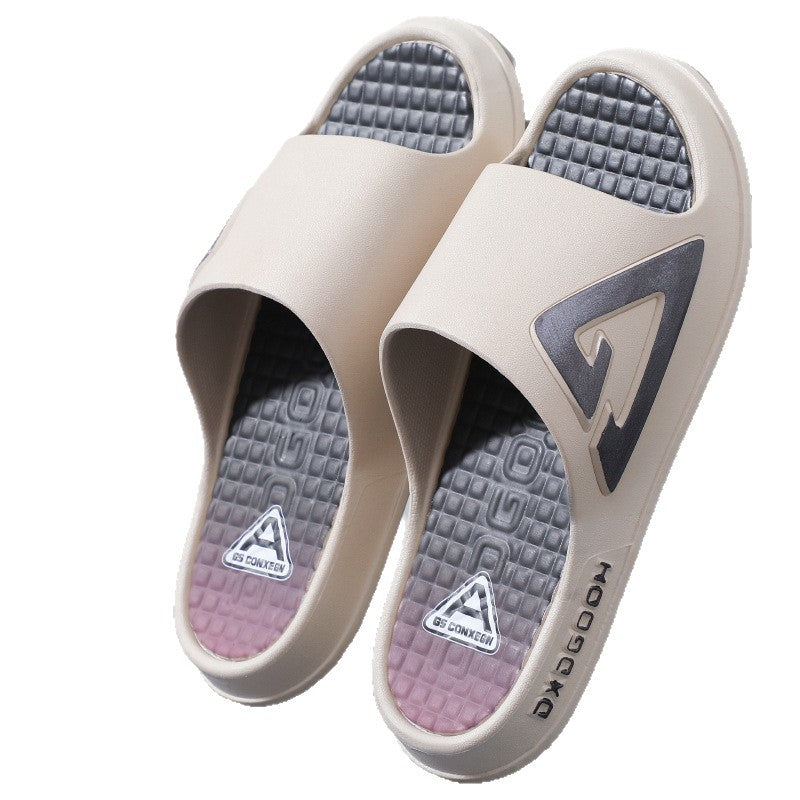 2026 indoor home bathroom bathing non-slip couple slippers outwear men's slippers men's slippers new thick sole