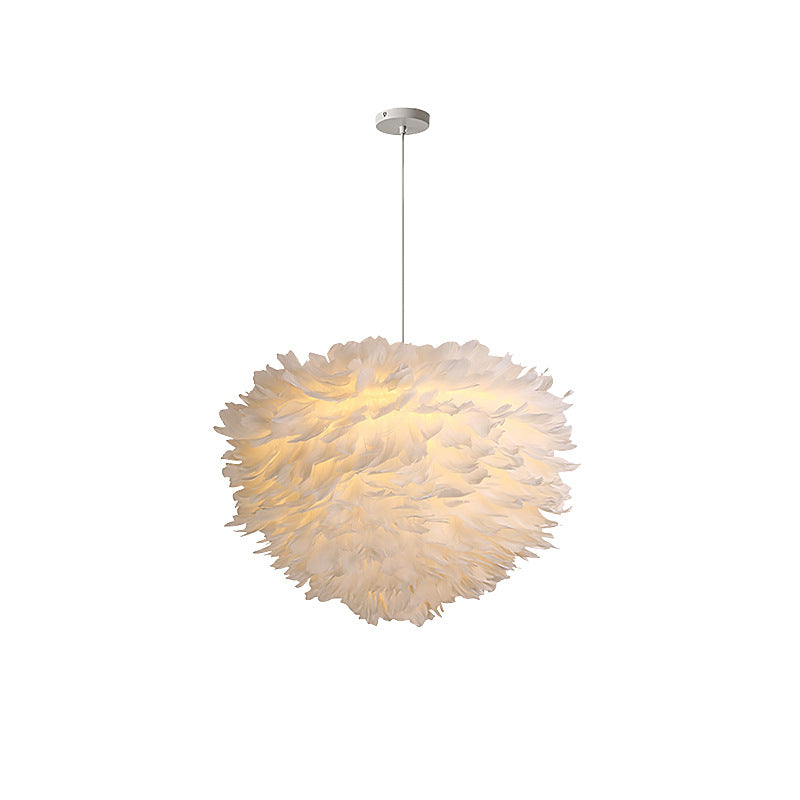 Modern Nordic chandelier simple restaurant lighting package living room warm and creative Internet celebrity children's room light bedroom light