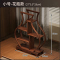 Chinoiserie tea room desktop bogu rack solid wood tea table storage rack small teapot tea set tea cup storage display ornaments