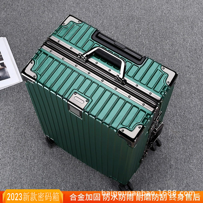 Luggage 2024 new thickened silent wheel password box can sit large capacity women's strong and durable suitcase is oversized