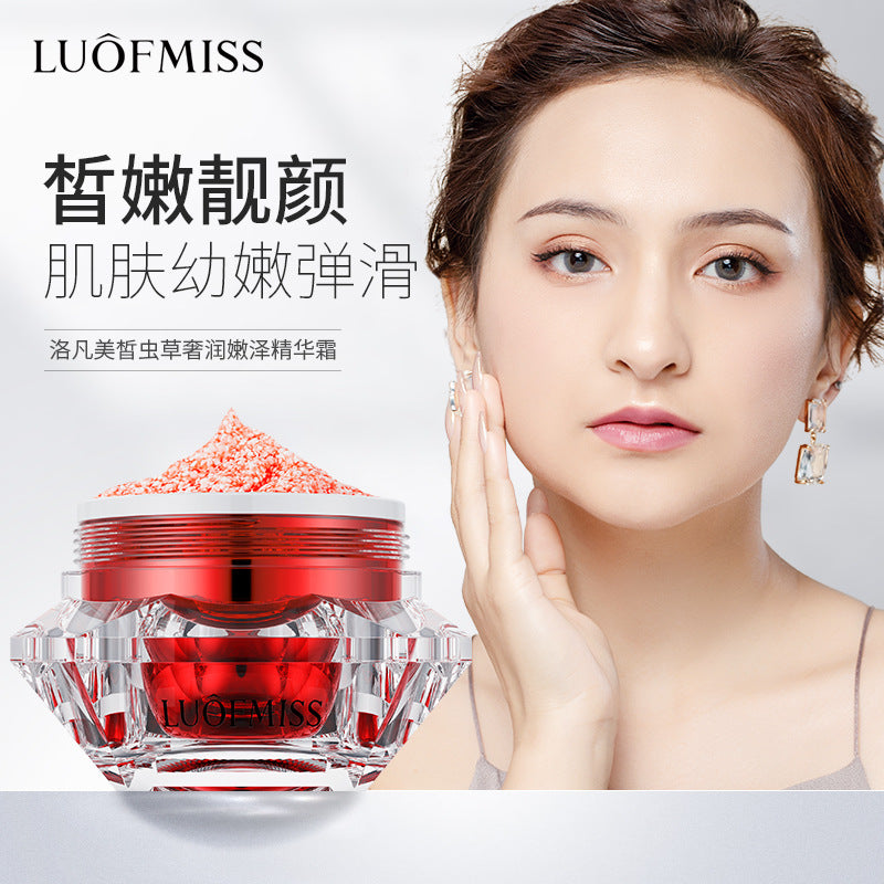 Luofan Meixi Cordyceps Luxury Moisturizing Essence Cream, Smooth, Soft, Hydrating, Moisturizing, Facial Care