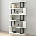 Bookshelf storage rack floor-standing iron art living room partition storage display shelf modern casual file multi-layer storage cabinet
