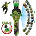 Kids' cartoon electronic watch - ages 3-8 - projector & luminous display - perfect for preschoolers, elementary school students, boys & girls