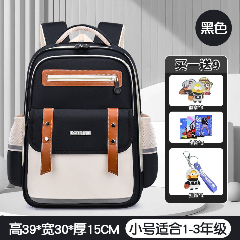 New cloud schoolbag 1-3-6 grade primary school students schoolbag boys and girls reduce the burden of children large capacity backpack
