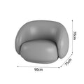 Single sofa (light gray)