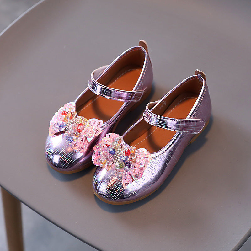 spring new girls' princess shoes - stylish soft sole cute bowknot toddler & baby flats