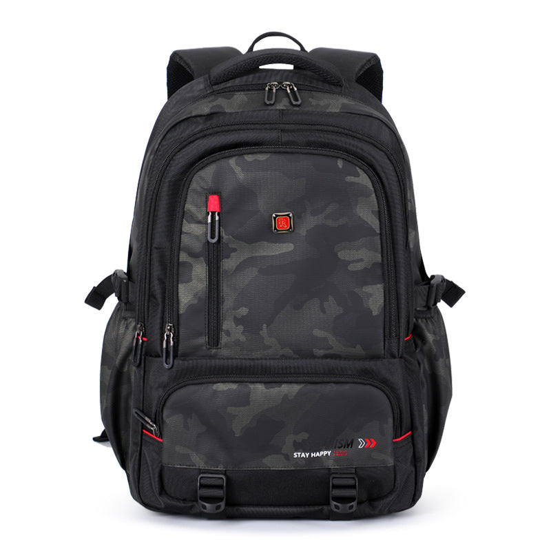 Ruipai junior high school student schoolbag for men and women, large-capacity simple backpack for men, reduce the burden on sixth-grade primary school students schoolbag