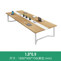 Conference table - modern minimalist office furniture for staff training, meetings, and reception - long table and chair set