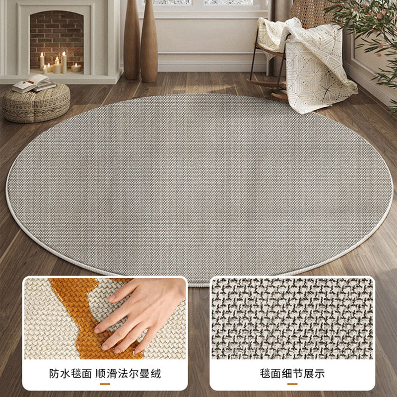 Carpet living room bedside sofa bedroom no-wash and wipeable round  new style accessible luxuryclassy sense no-maintenance floor mat