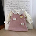Girls' dress - cute  autumn/winter collection - new stylish winter vest princess dress for kids