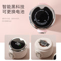 Simple pea cup female student 304 stainless steel vacuum water cup replaceable battery bounce smart thermos cup wholesale