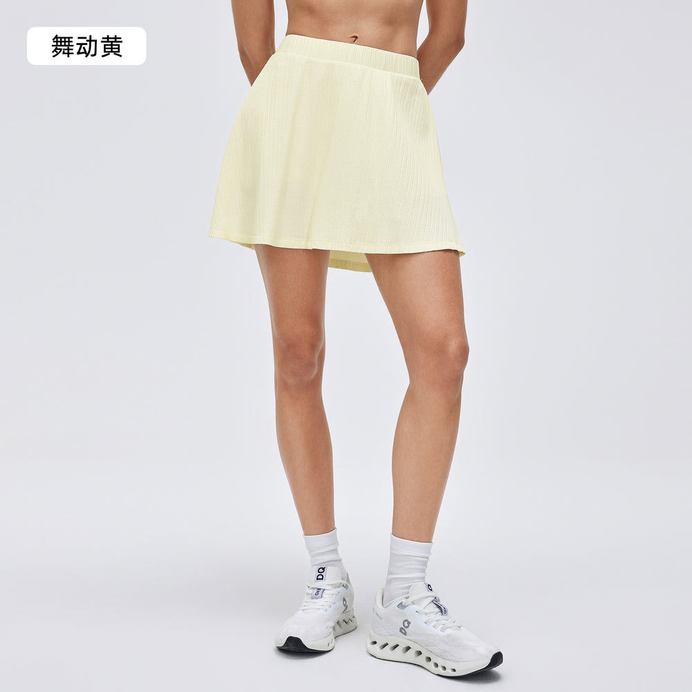 New quick-dry athletic skort - two-piece look, anti-exposure running skirt, yoga & fitness skort, tennis skirt for women - d26023